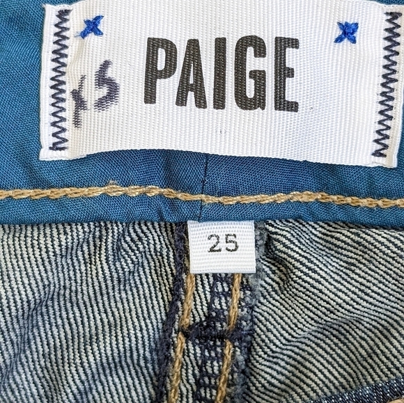 Paige Skyline Boot Cut, Size 25 Dark Wash - Picture 5 of 8
